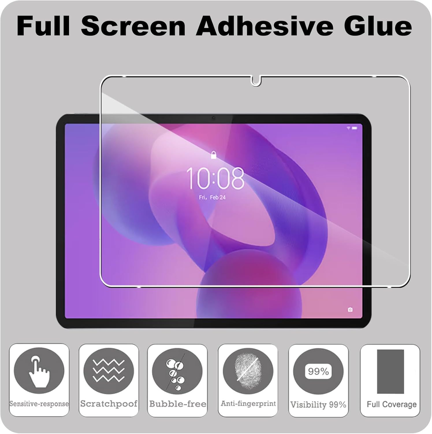 Lenovo Idea Tab Plus Glass Screen Protector [2 Pack}
