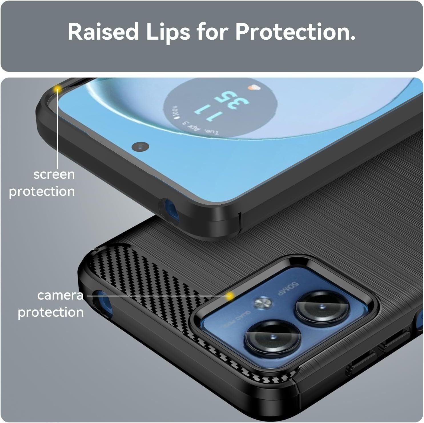 Motorola Moto G84 5G Case Carbon Fibre Phone Cover