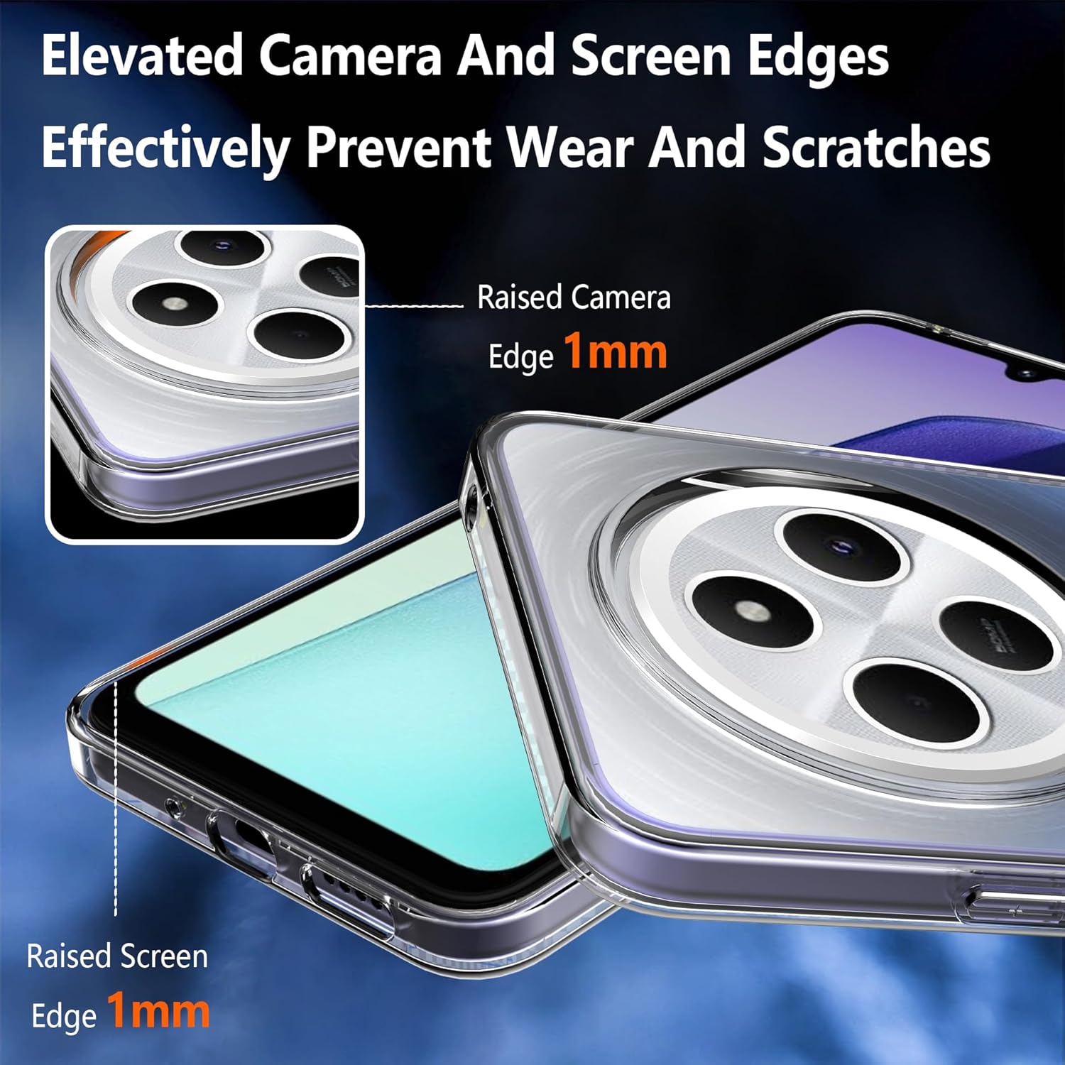 Xiaomi Poco C75 Case Clear Phone Cover