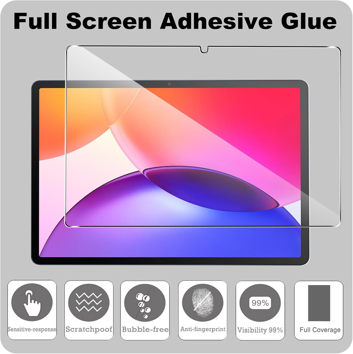 TCL Tab A1 Plus Glass Screen Protector [2 Pack}