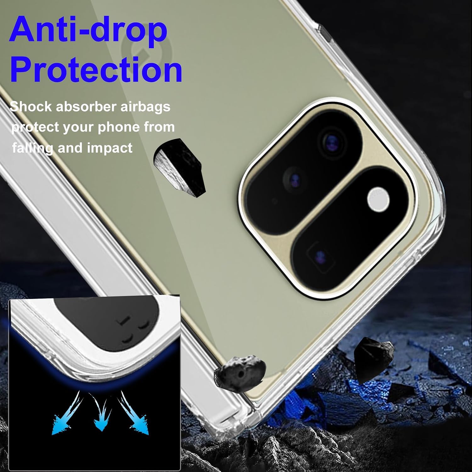 Google Pixel 11 Pro Fold Case Clear Phone Cover PC