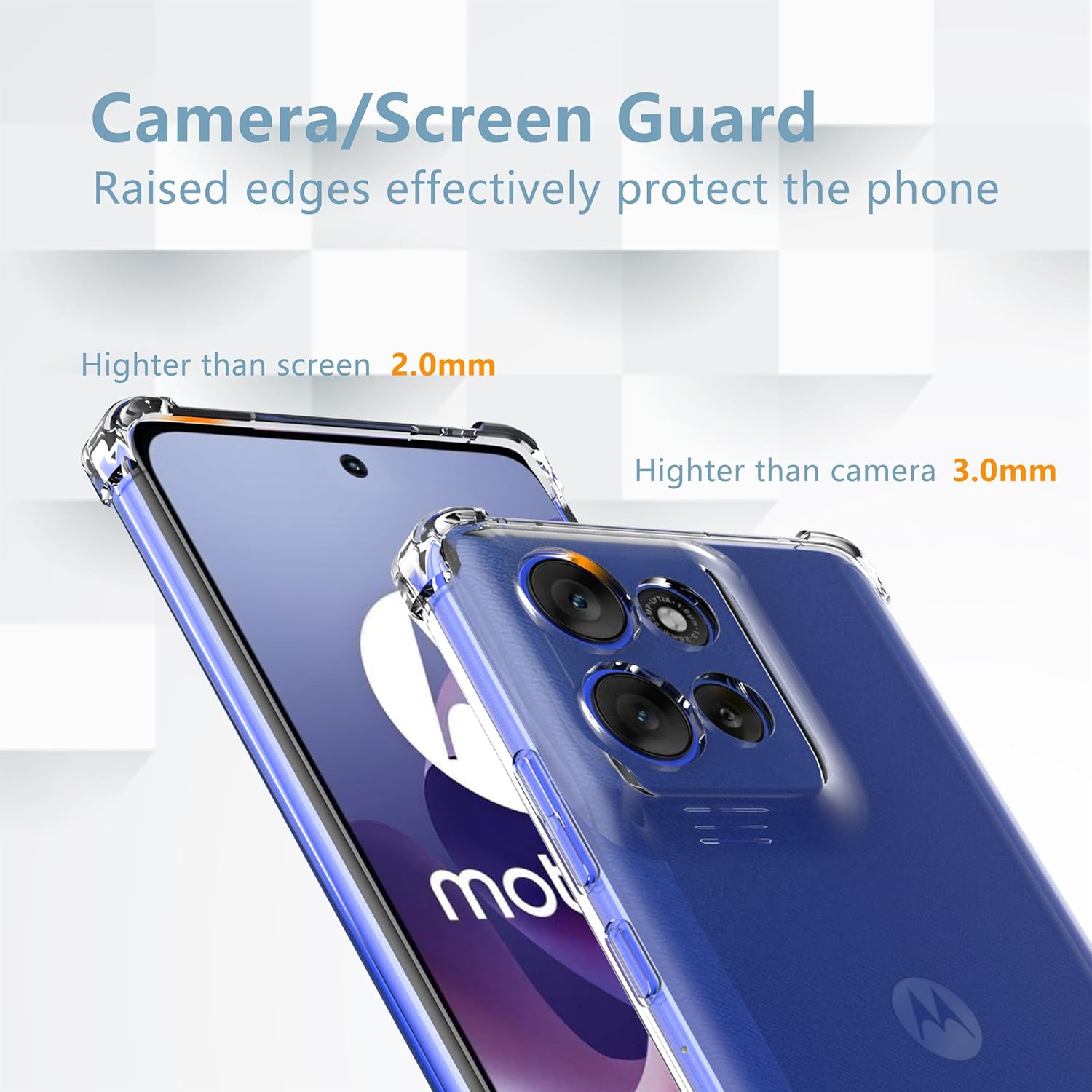 Motorola Moto G56 Case Clear Gel Phone Cover
