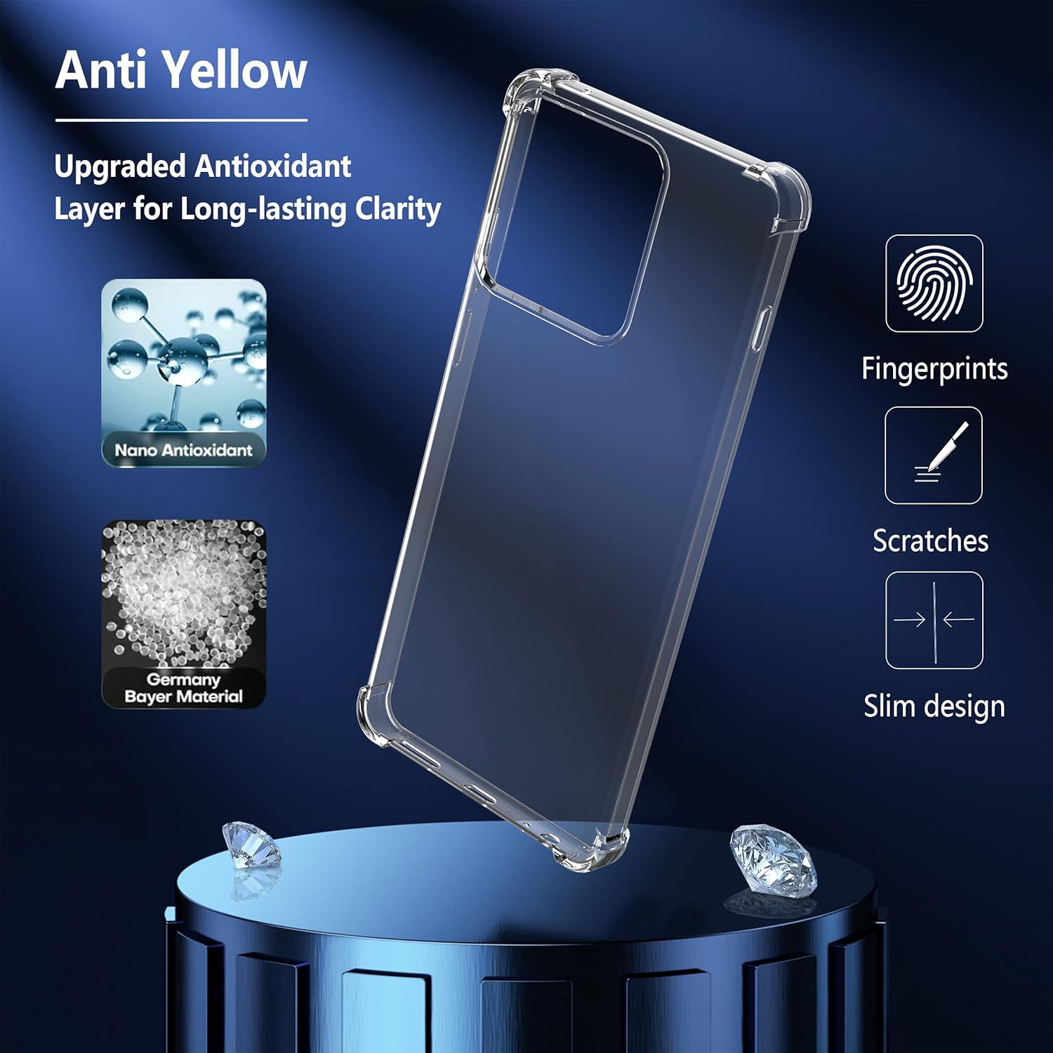 Motorola Edge 70 Pro Case Clear Silicone Shockproof Gel Phone Cover