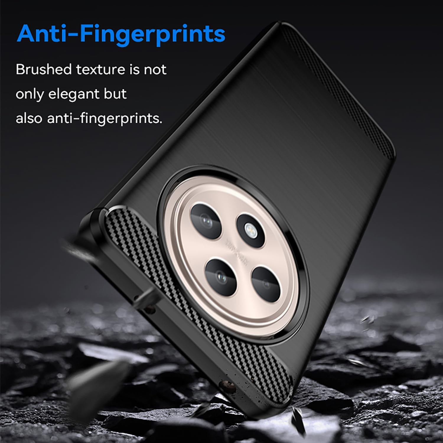 OPPO Reno 12 FS / F 5G Case Carbon Fibre Phone Cover