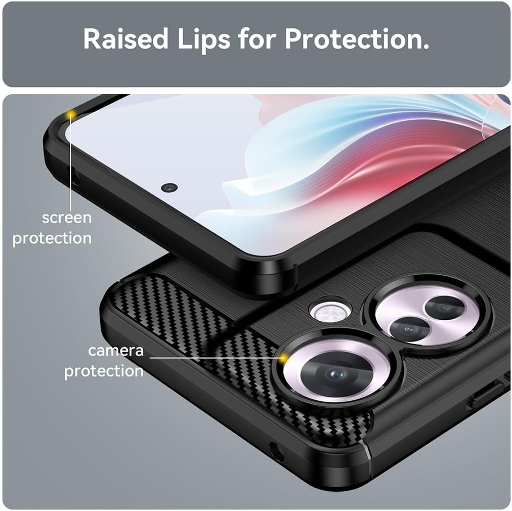 Oppo Reno 11 F Case Carbon Fibre Phone Cover