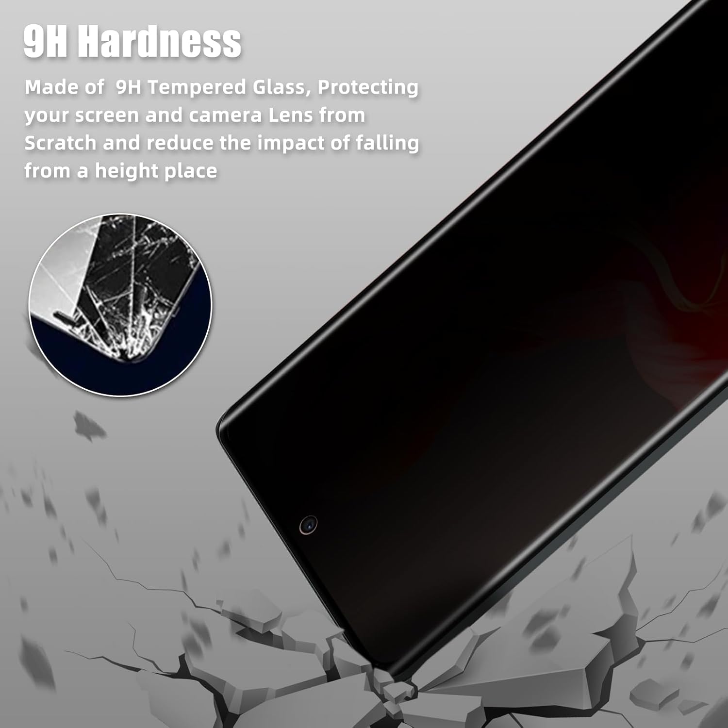 Motorola Edge 50 Ultra Screen Protector Privacy Anti-Spy Glass