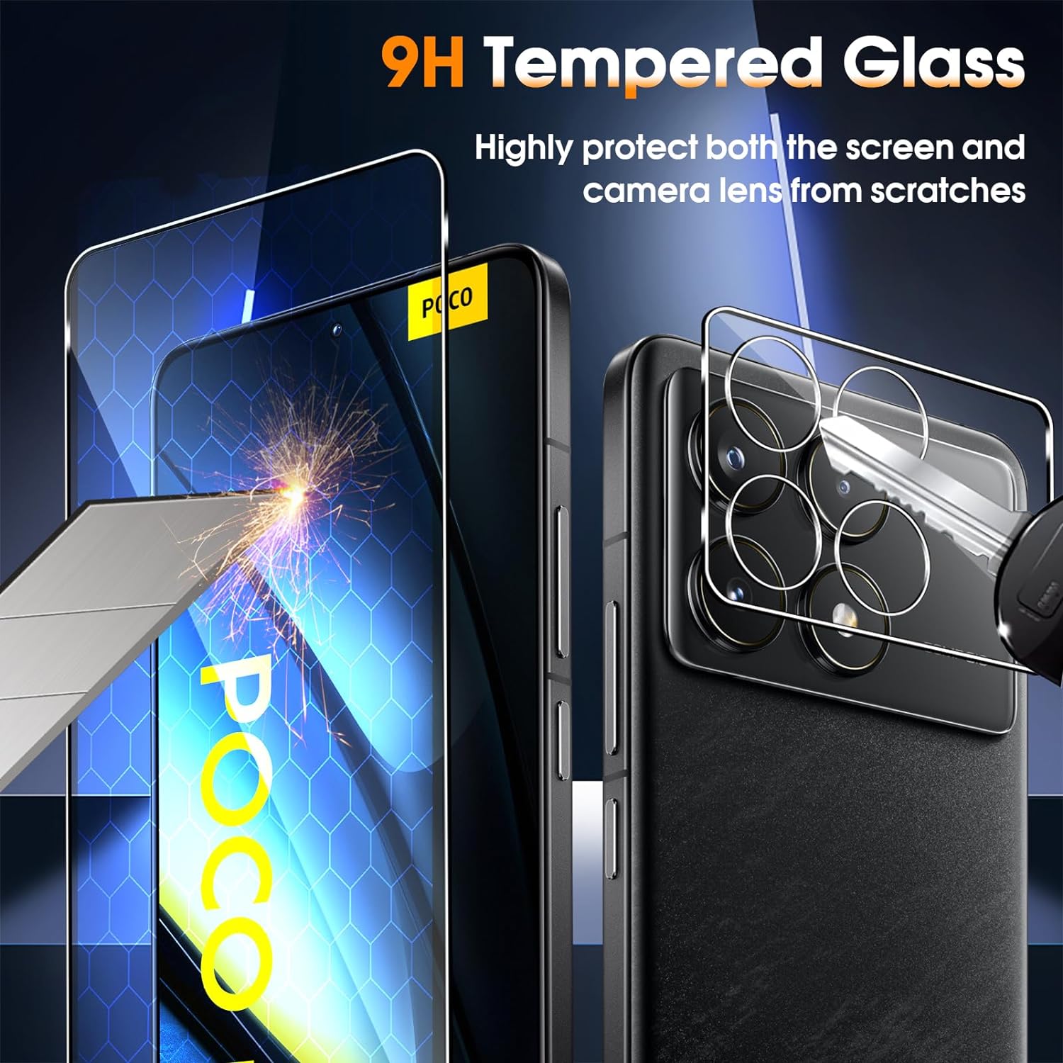 Xiaomi Poco F6 / F6 Screen Protector & Camera lens