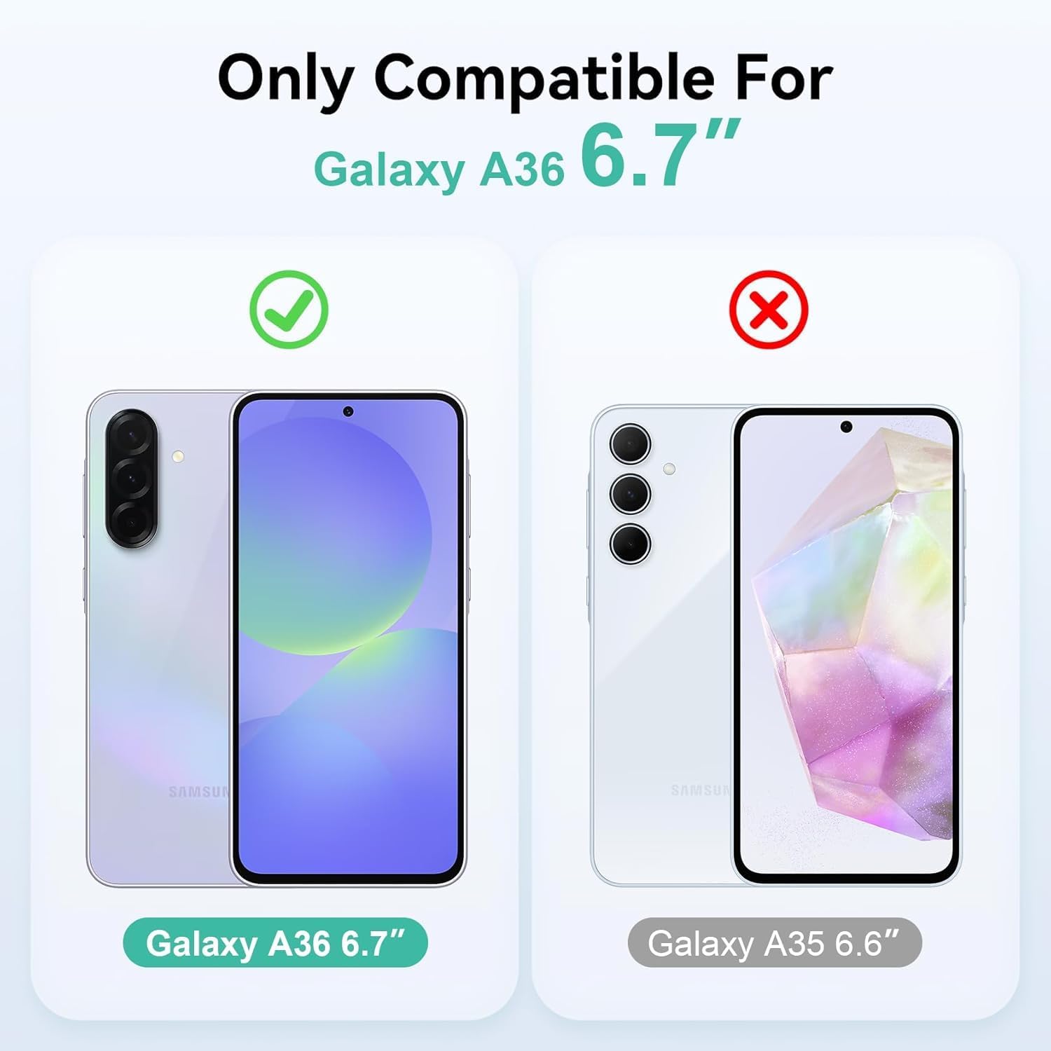 Samsung Galaxy A36 Case Clear Phone Gel Cover
