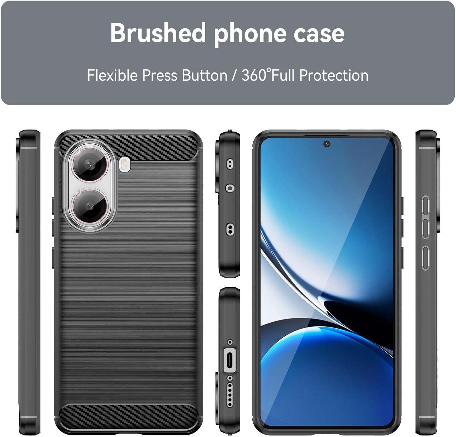 Xiaomi Poco X7 Pro Case Carbon Fibre Phone Cover