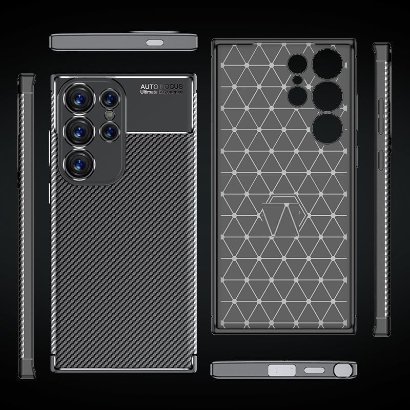 Samsung Galaxy S25 / S25 / Plus / S25 Ultra Case Carbon Fibre Phone Cover