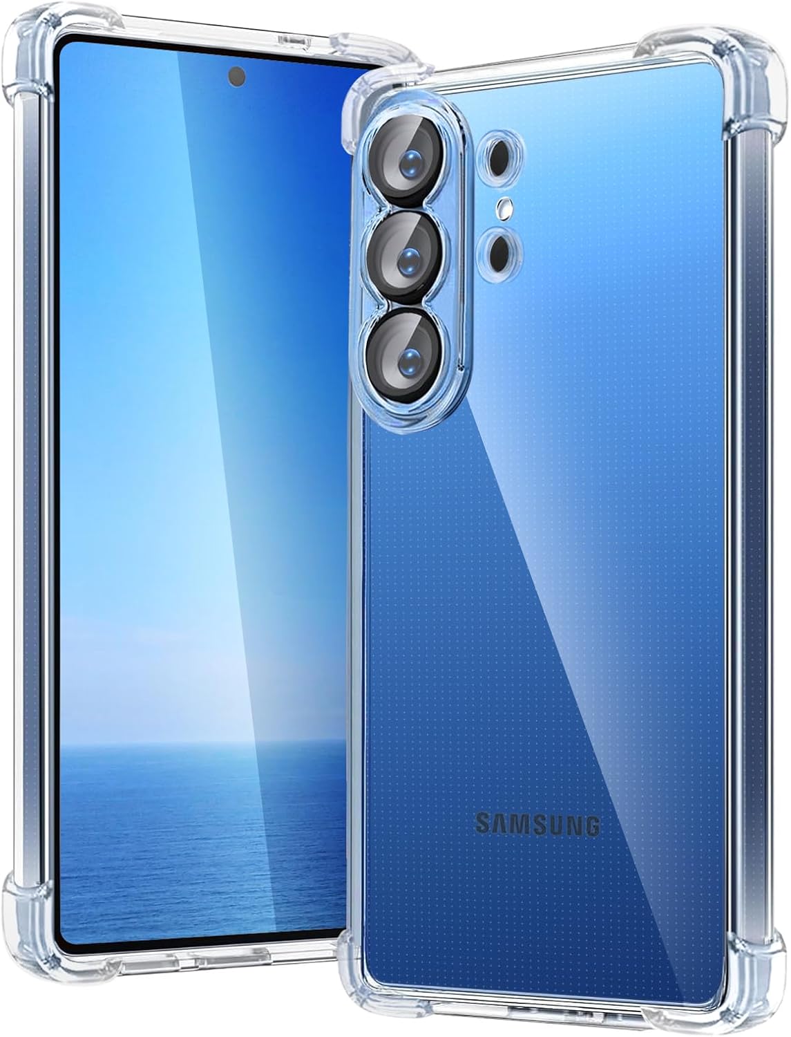 Samsung Galaxy S26 S26 Plus S26 Ultra Case Clear Silicone Shockproof Gel Phone Cover