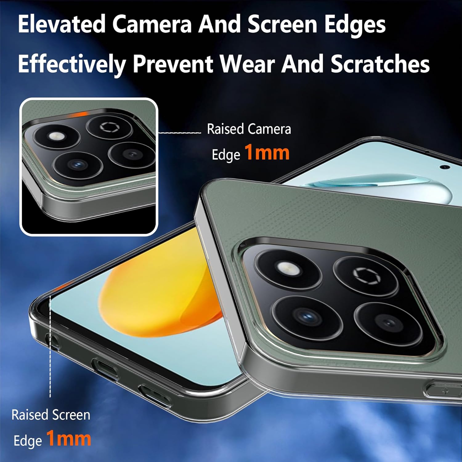 Honor X6c Case Clear Phone Gel Cover
