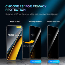 Xiaomi Poco X6 Pro 5G Screen Protector Privacy Anti-Spy + Camera