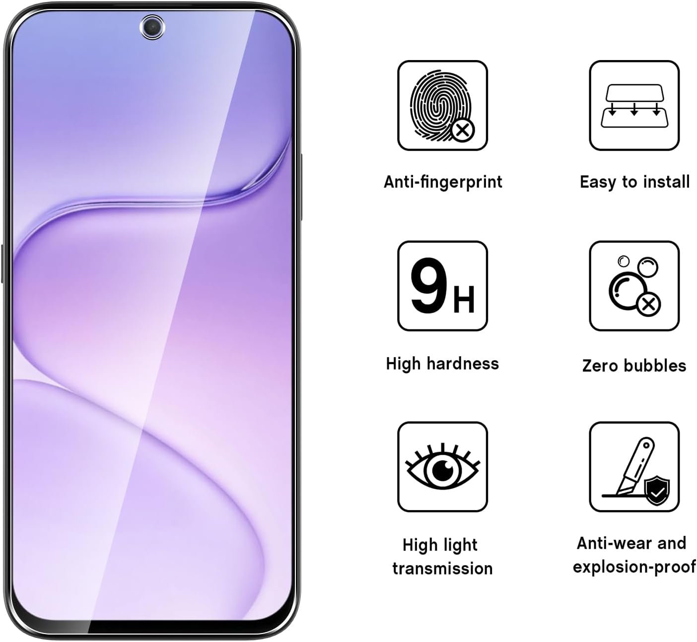 Honor 600 Smart Screen Protector Glass 2 Pack