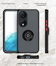 Honor X7b Case Kickstand Shockproof Cover Heavy Duty & Screen Protector
