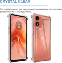 Motorola Moto E14 Case Clear Phone Cover & Screen Protector