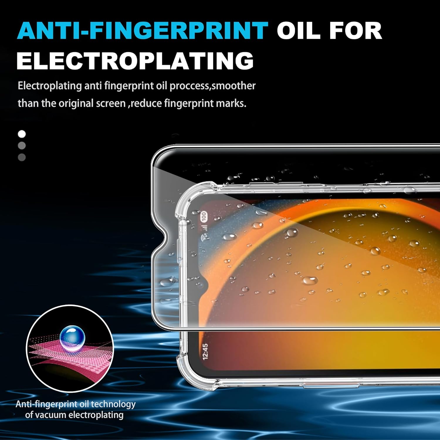 Samsung Galaxy XCover 7 Pro Case Clear Phone Cover & Screen Protector