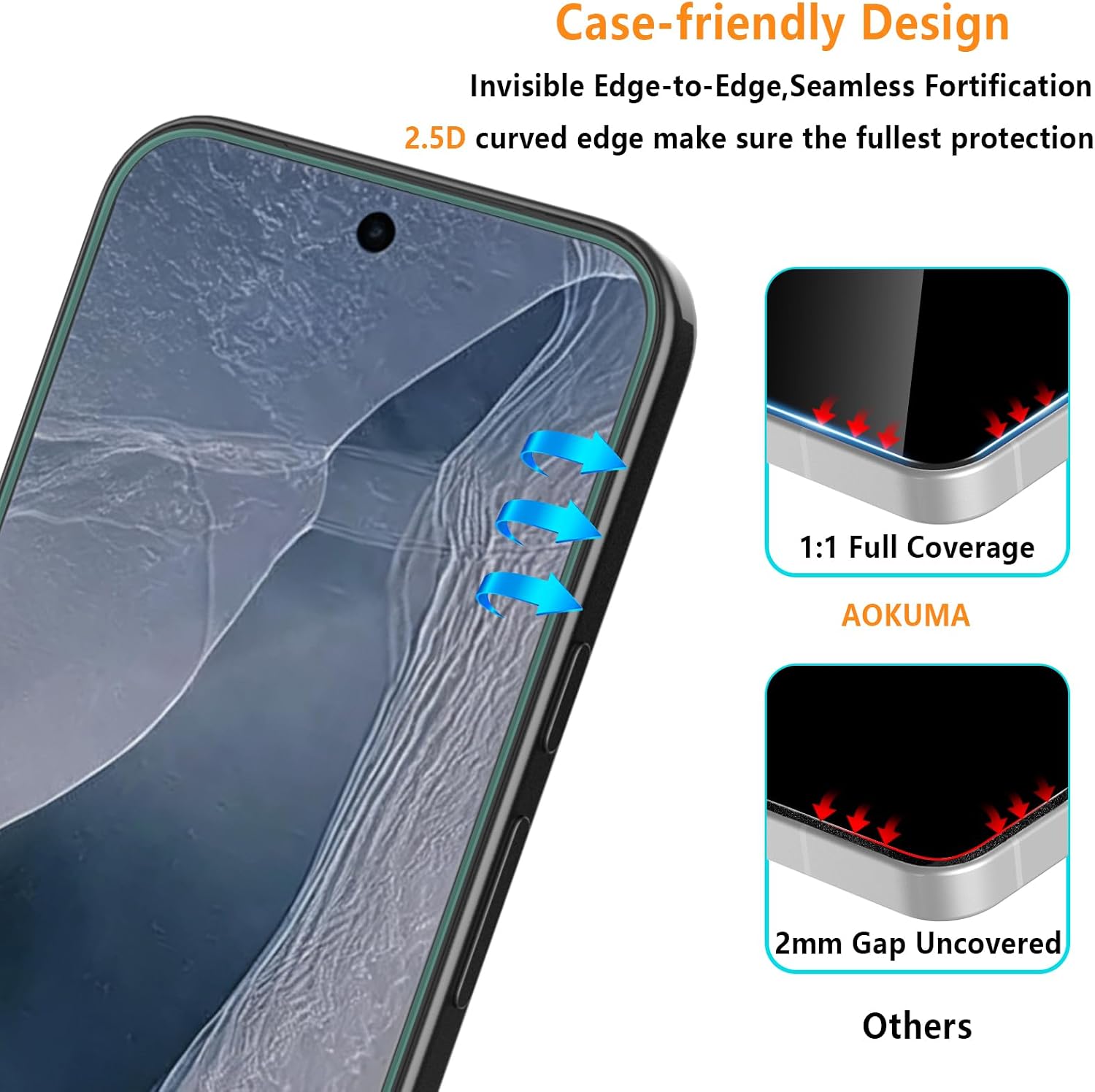Google Pixel 11 11 Pro 11 XL Screen Protector Glass 2 Pack