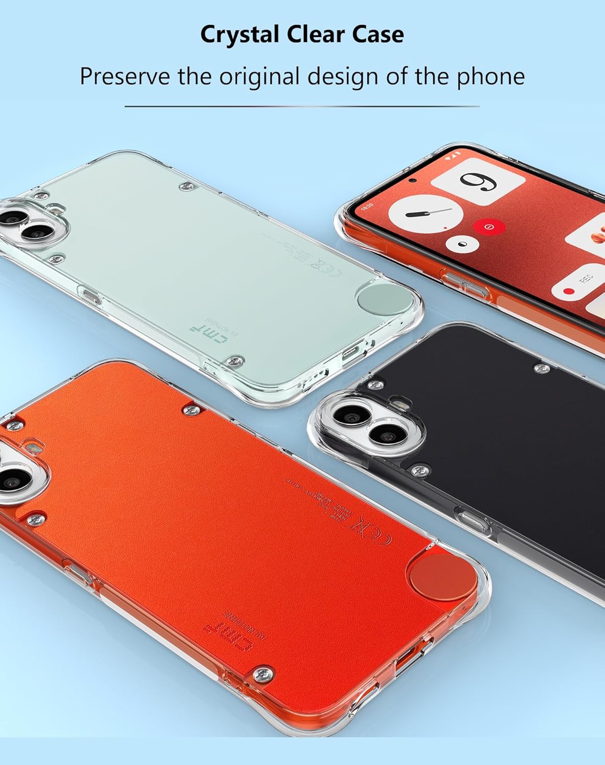 Nothing CMF Phone 1 Case Clear Silicone Gel Phone Cover