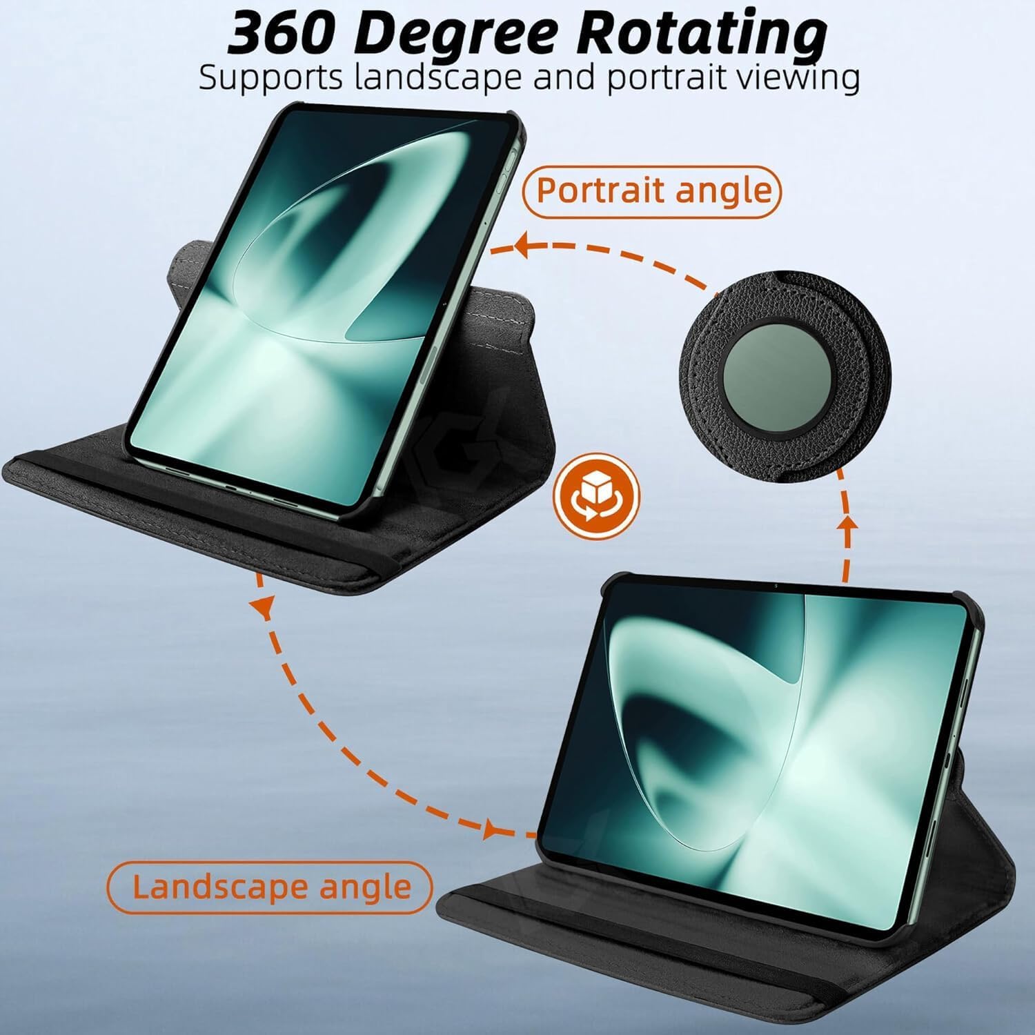 OnePlus Pad Lite Case Stand Cover 360 ° Rotating