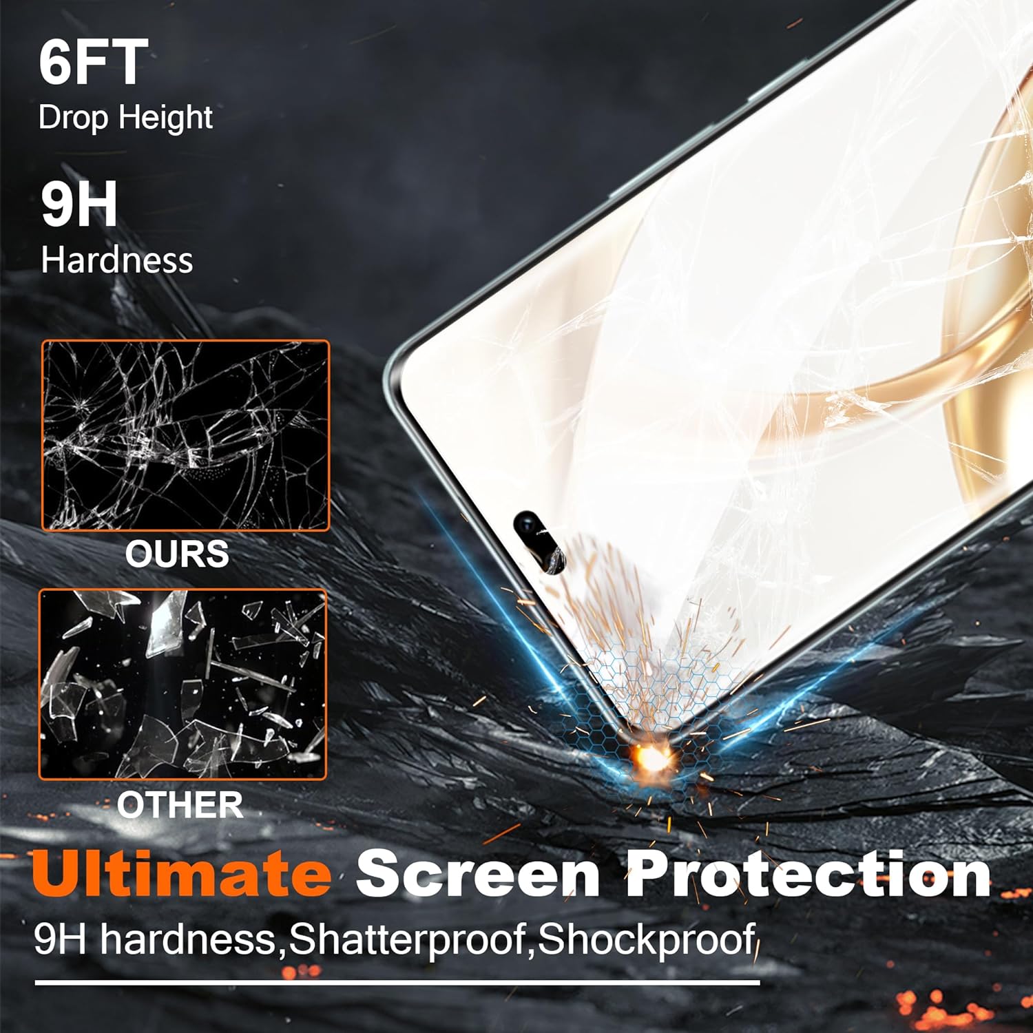 Honor 200 Pro Screen Protector & Camera lens