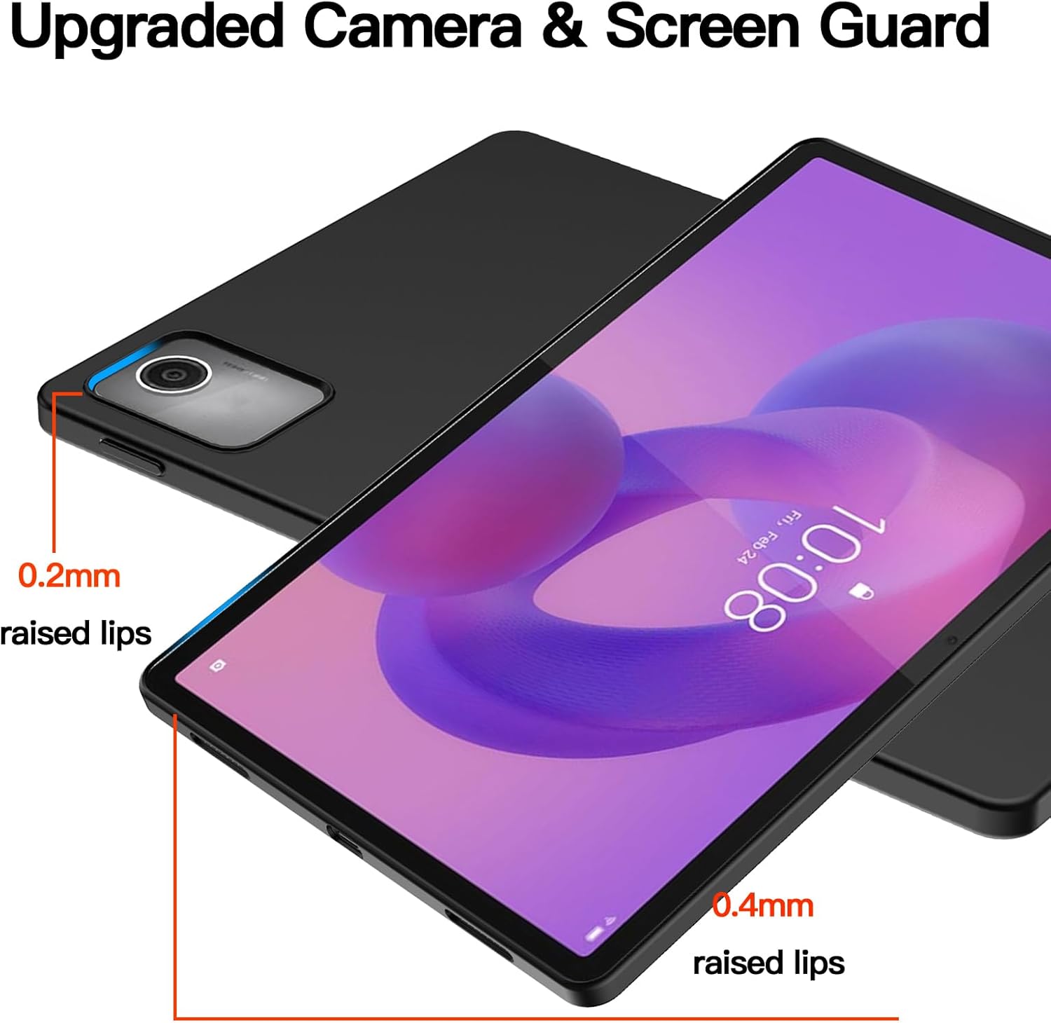 Lenovo Idea Tab Plus Case Black Tablet Cover 12.1"