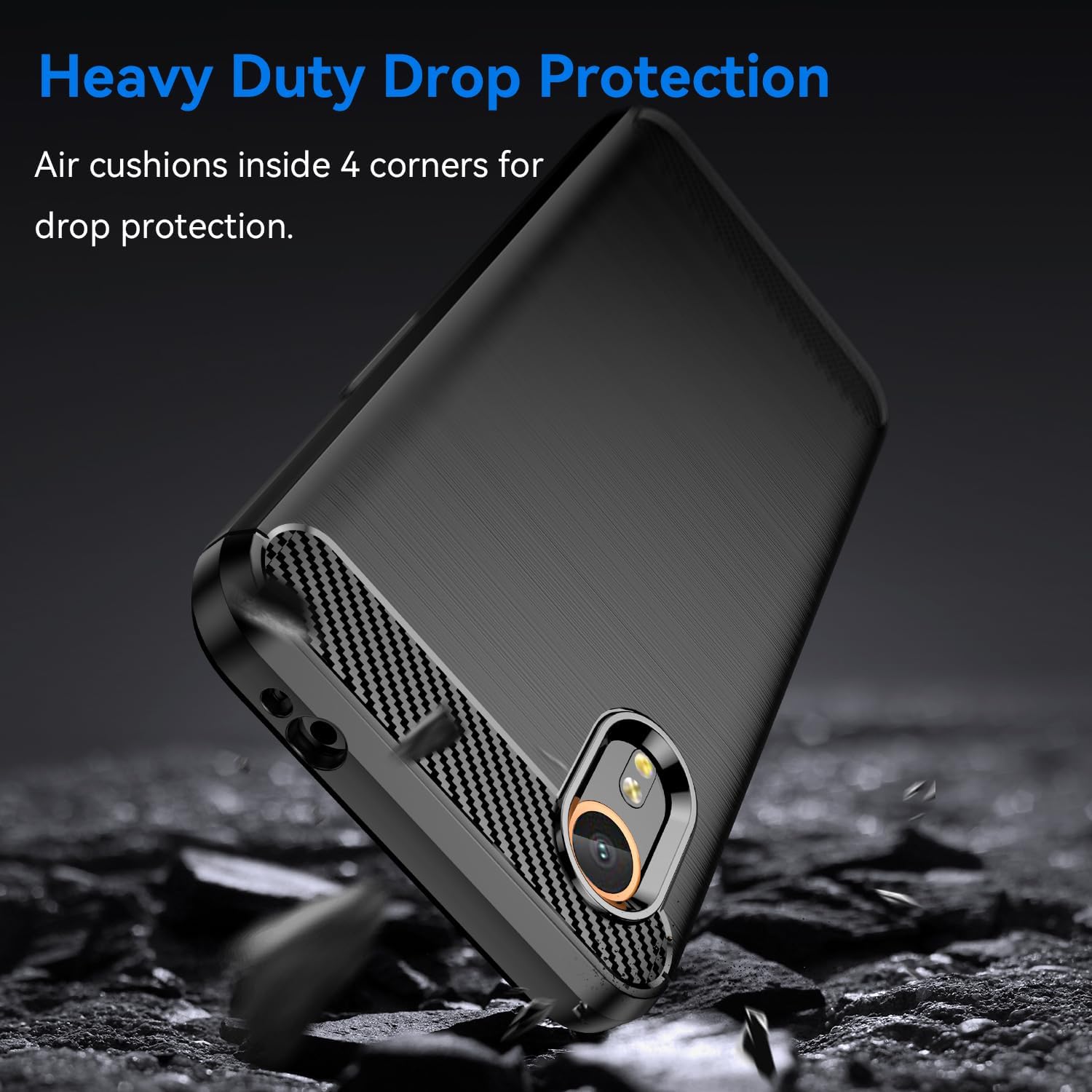 Samsung Galaxy Xcover 7 Case Carbon Fibre Phone Cover