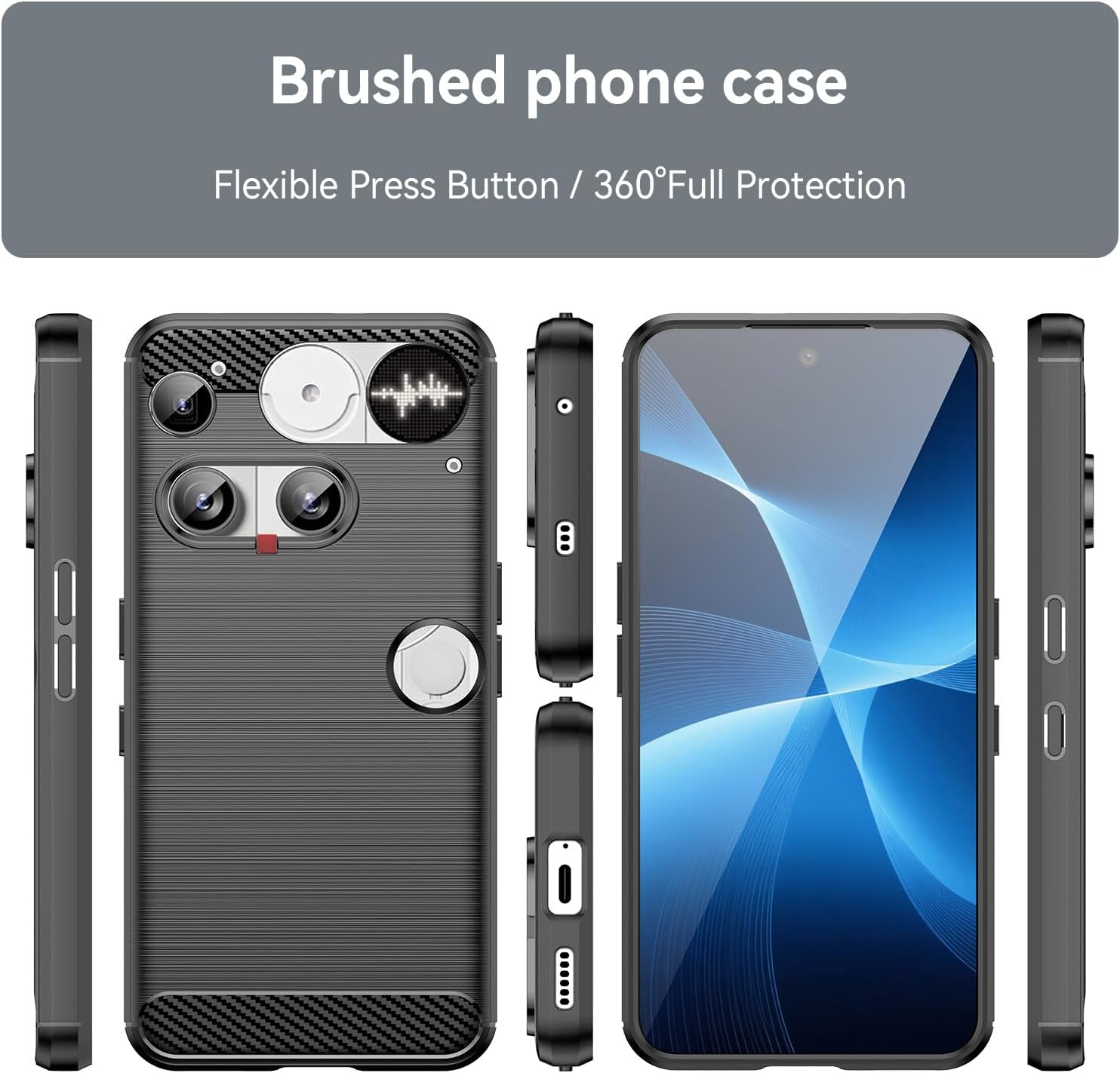Nothing Phone (3) Case Carbon Fibre Phone Cover