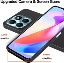 Honor X6b Case Black Gel Phone Cover & Screen Protector