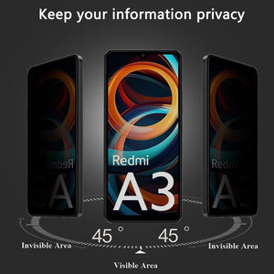 Xiaomi Redmi A3 Screen Protector Privacy Anti-Spy