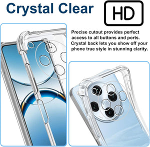 Oppo Find X8 / Find X8 Pro Case Clear Silicone Shockproof Gel Phone Cover