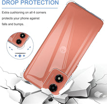 Motorola Moto E14 Case Clear Phone Cover & Screen Protector
