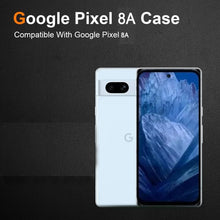 Google Pixel 8a Case Clear Phone Cover & Screen Protector