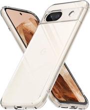 Google Pixel 8a Case Clear Phone Cover & Screen Protector