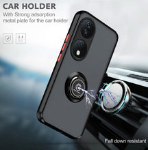 Honor X7b Case Kickstand Shockproof Cover Heavy Duty & Screen Protector