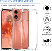 Motorola Moto E14 Case Clear Phone Cover & Screen Protector