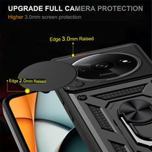 Xiaomi Redmi A3 Case Shockproof Ring Stand Phone Camera Lens Cover