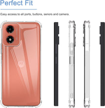 Motorola Moto E14 Case Clear Phone Cover & Screen Protector