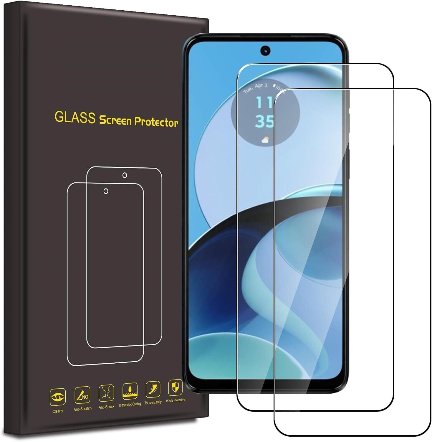 Google Pixel 8 / 8 pro Case Carbon Fibre Phone Cover + Screen Protector