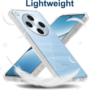 Oppo Find X8 / Find X8 Pro Case Clear Silicone Shockproof Gel Phone Cover