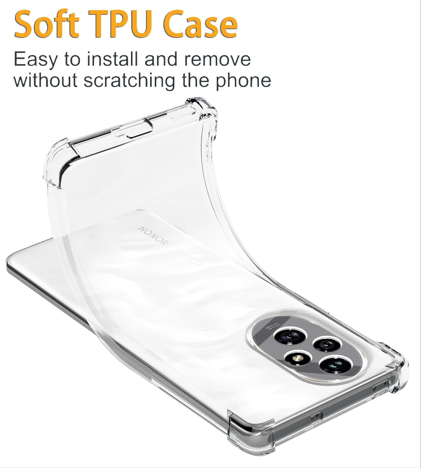 Watana Cover per Honor 200 Lite Custodia in Silicone, Custodia Watana Cover per Honor 200 Lite Custodia in Silicone, Custodia