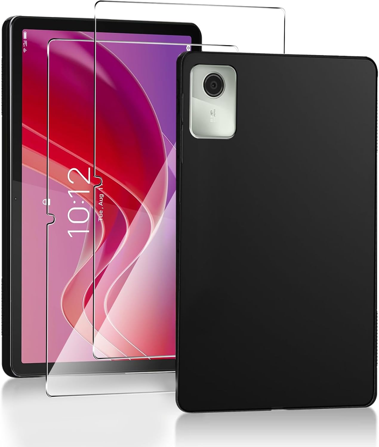Lenovo Tab M11 Case Black Tablet Cover Gel + Screen Protector