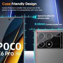 Xiaomi Poco X6 Pro 5G Screen Protector Privacy Anti-Spy + Camera