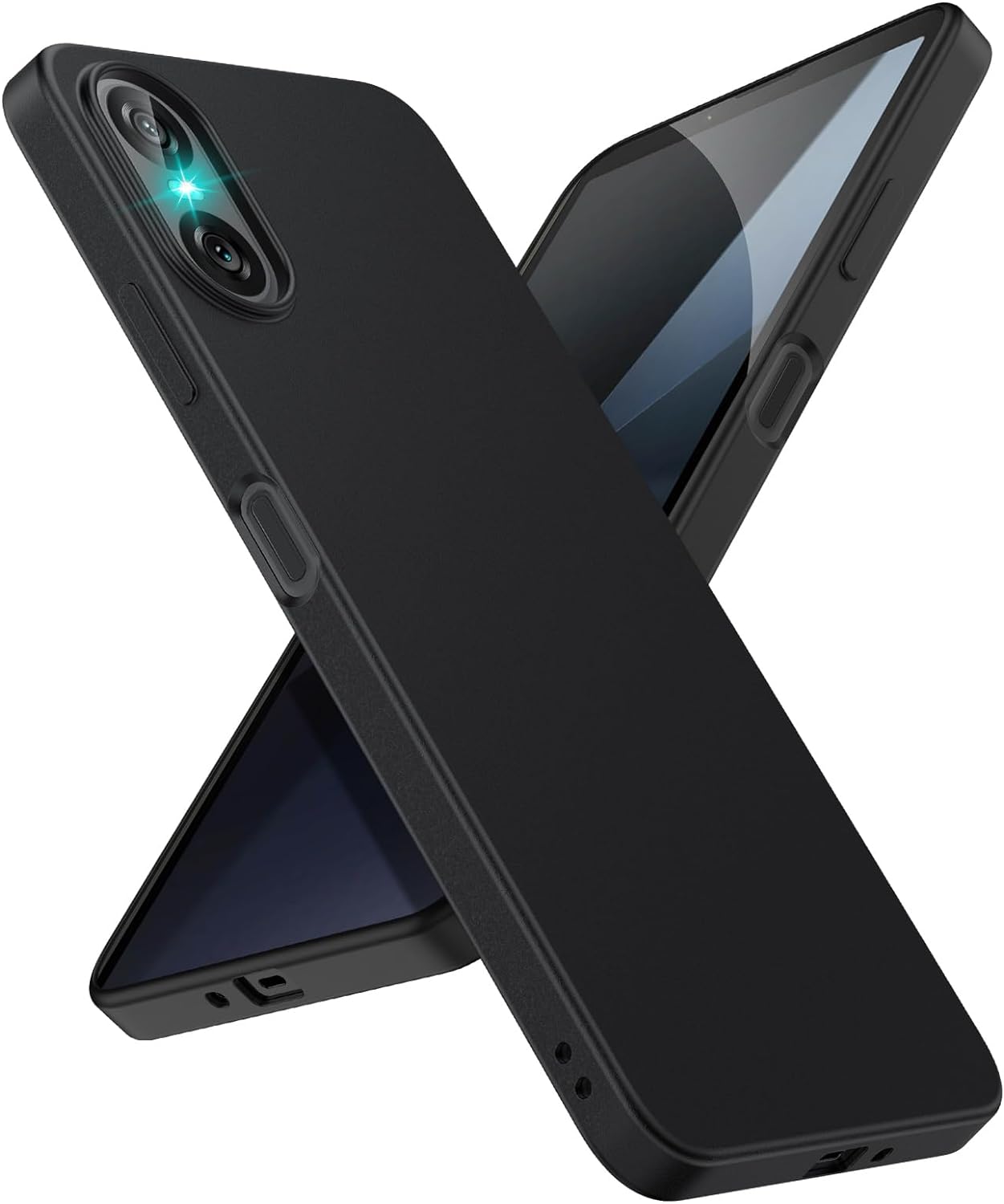 Sony Xperia 10 VI Case Matte Soft Black Gel Phone