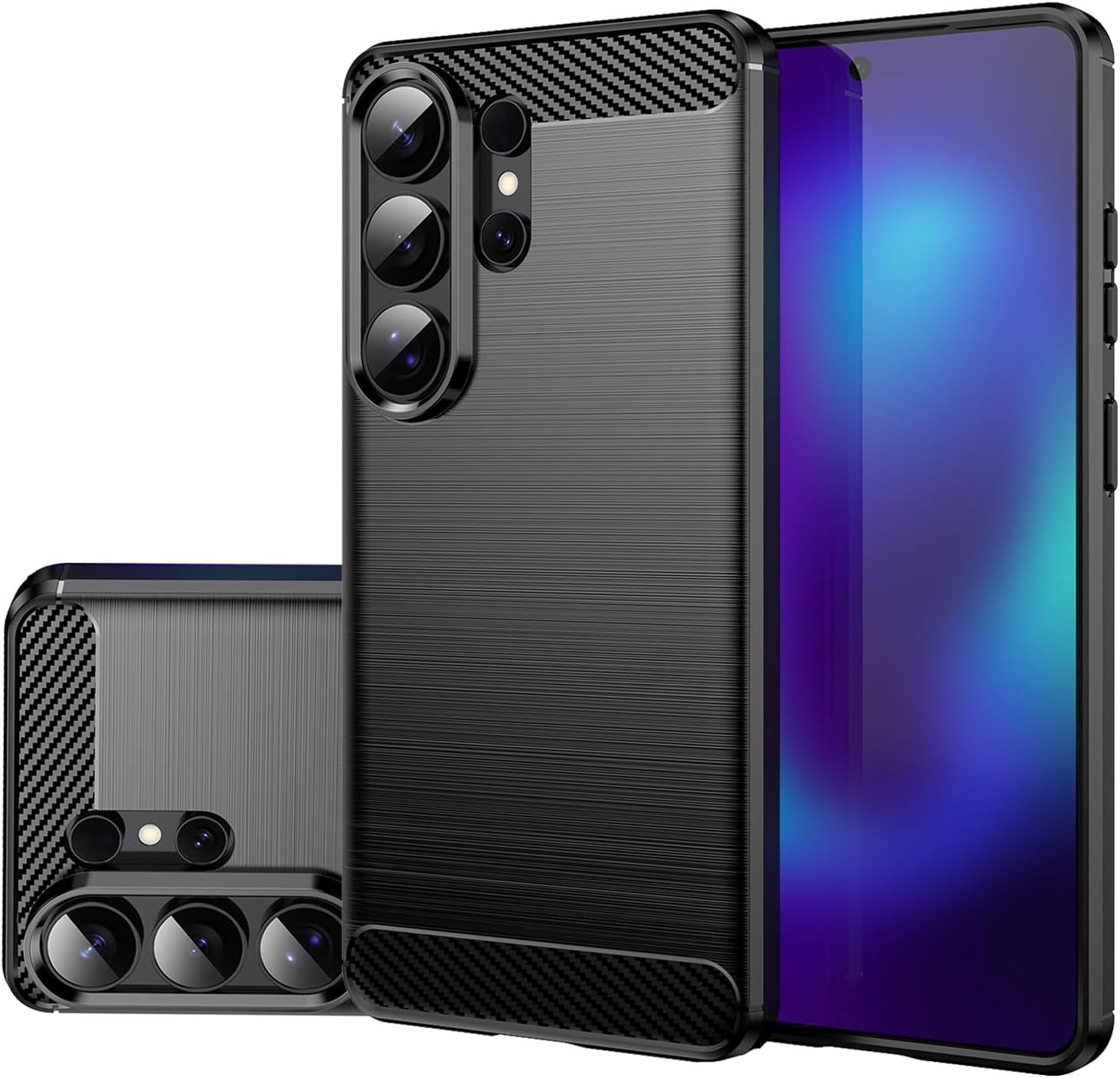 Samsung Galaxy S26 S26 Plus S26 Ultra Case Carbon Fibre Phone Cover