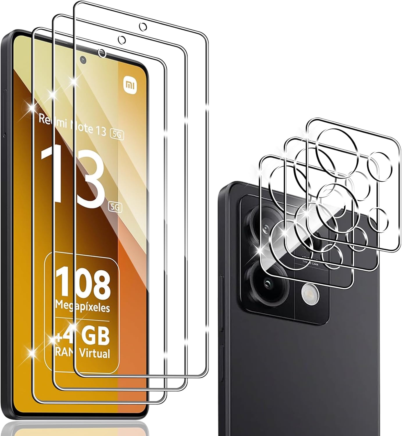 Xiaomi Redmi Note 13 5G Screen Protector & Camera lens