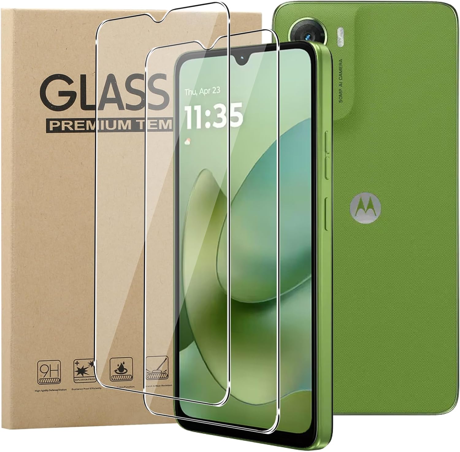 Motorola Moto G06/G06 Power Screen Protector Glass [2 Pack]