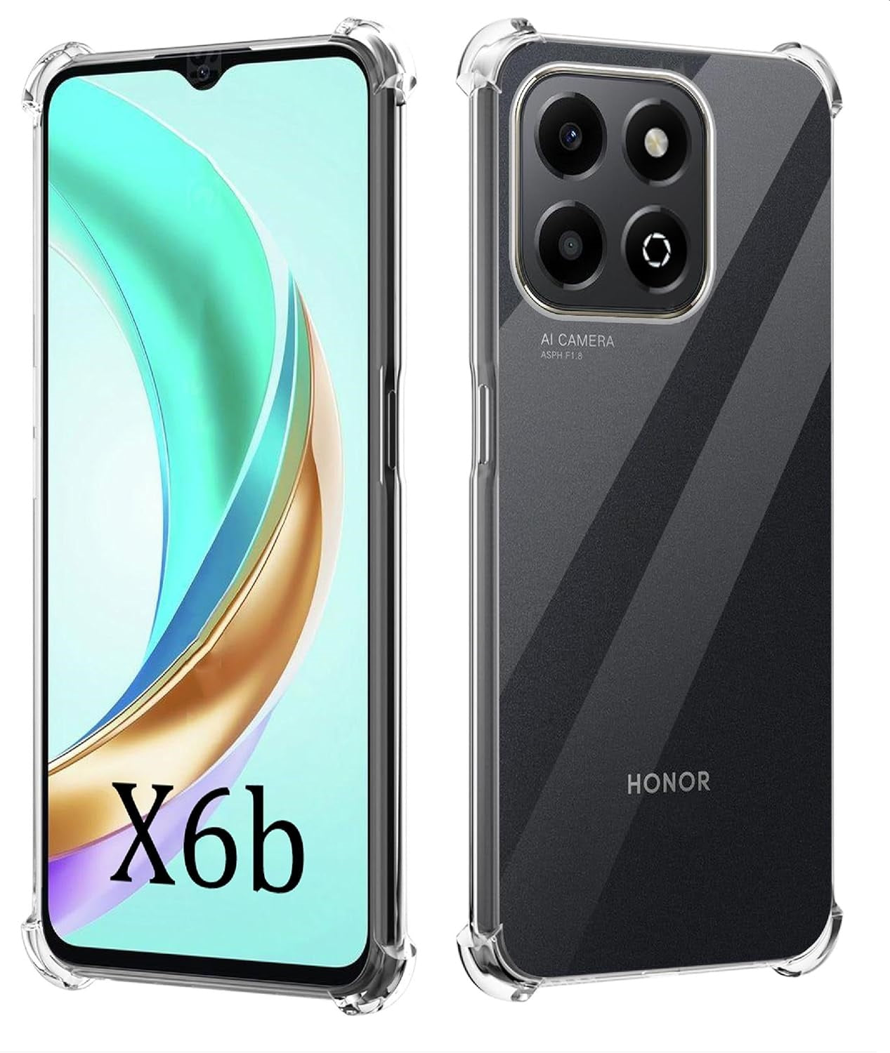 Honor X6b Case Clear Phone Cover & Screen Protector