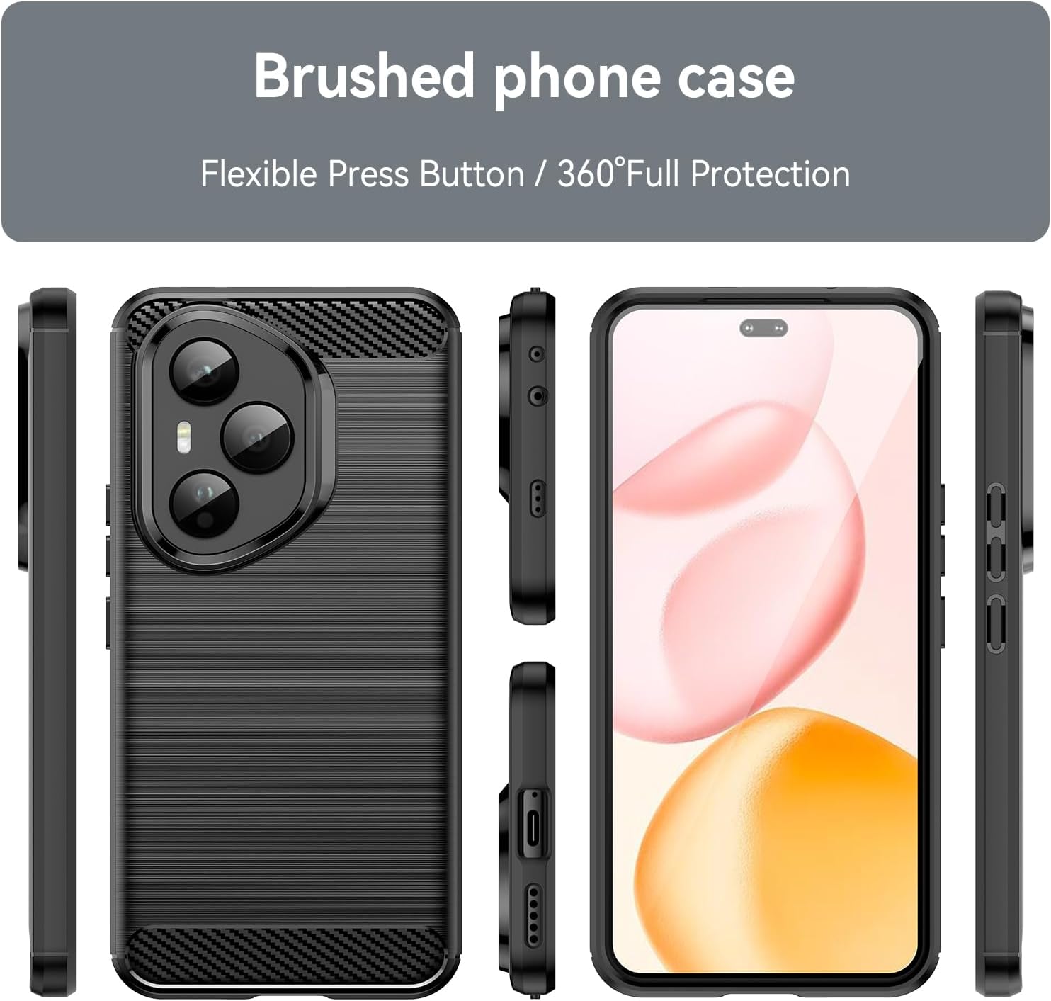 Honor 400 / 400 Lite / 400 Case Carbon Fibre Phone Cover