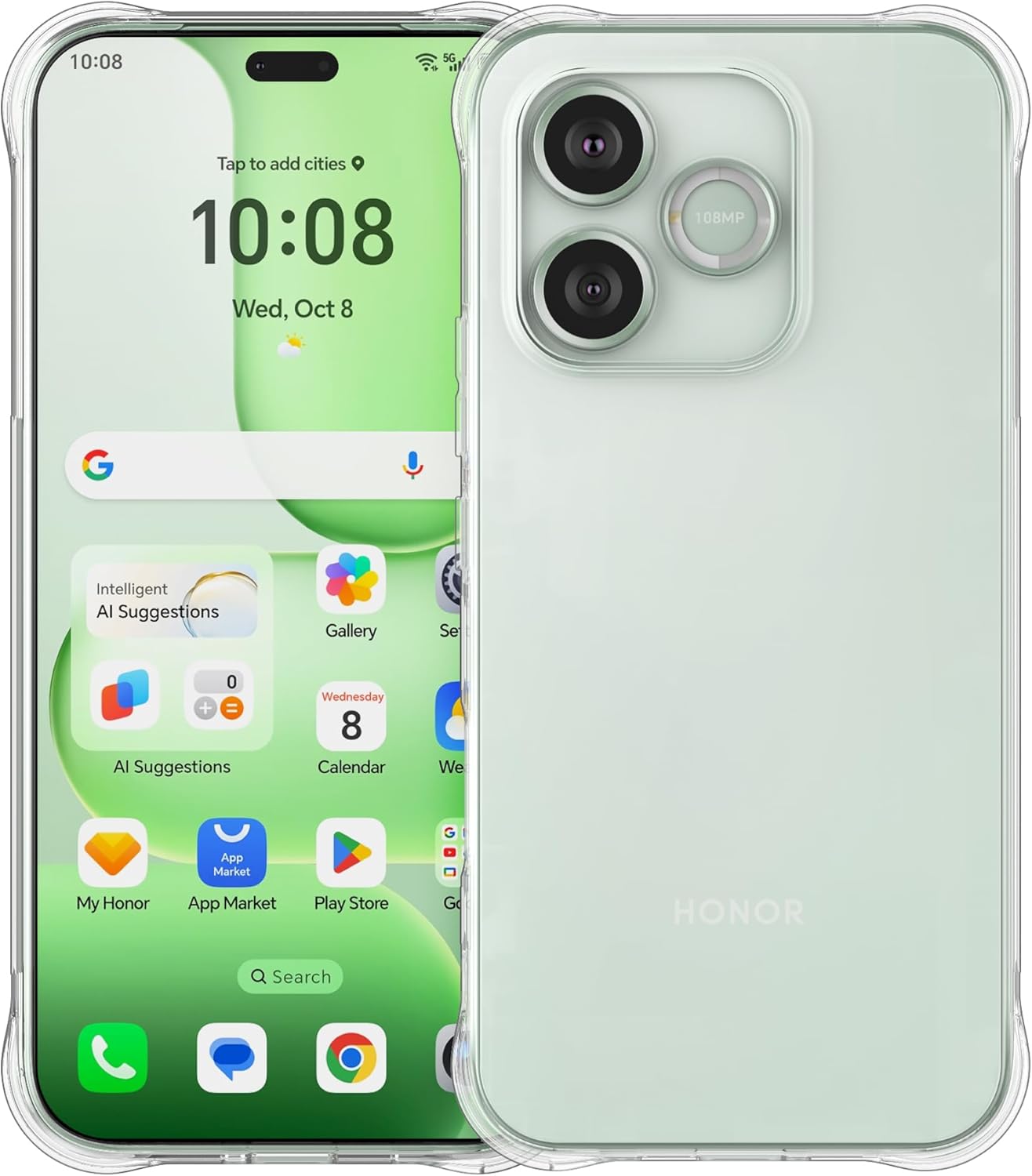 Honor 600 / Lite / Pro Case Clear Silicone Shockproof Gel Phone Cover